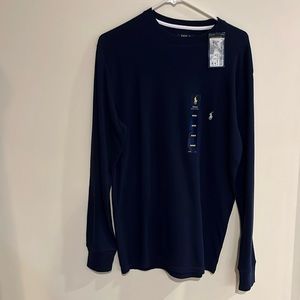 NWT Men’s Polo Ralph Lauren long sleeve waffle knit shirt